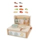 thumbnail image 5 of Juego de cocina de madera para niños con juego de cocina de juguete para cocinar en interiores y exteriores y accesorios de utensilios de cocina, 5 of 9