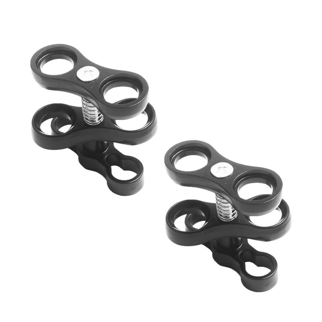 2 uds Clips de mariposa subacuático luce abrazaderas de , soporte, shamjiam Clip de mariposa de buceo