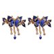 thumbnail image 1 of Pinza para el pelo con forma de mariposa y cadena de borlas, antideslizante, con brillantes diamantes de imitación, herramienta para peinar el cabello, accesorio para el cabello, 1 of 8