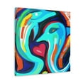 thumbnail image 2 of Love Dolphins Embrace Joy - Canvas, 2 of 10