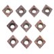 thumbnail image 1 of 10 piezas TCMT110204 VP15TF Insertos de de diamante CNC para acabado y semiacabado de material acero 45 Acero, acero A3, acero inoxidable 201,304, etc. Gloria Inserto de fresa de torneado, 1 of 7