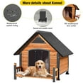 thumbnail image 5 of Aivituvin Insulated Dog House with Insulated Liner for Winter Outdoor Weatherproof Kennel All-Around Iron Frame, 5 of 10