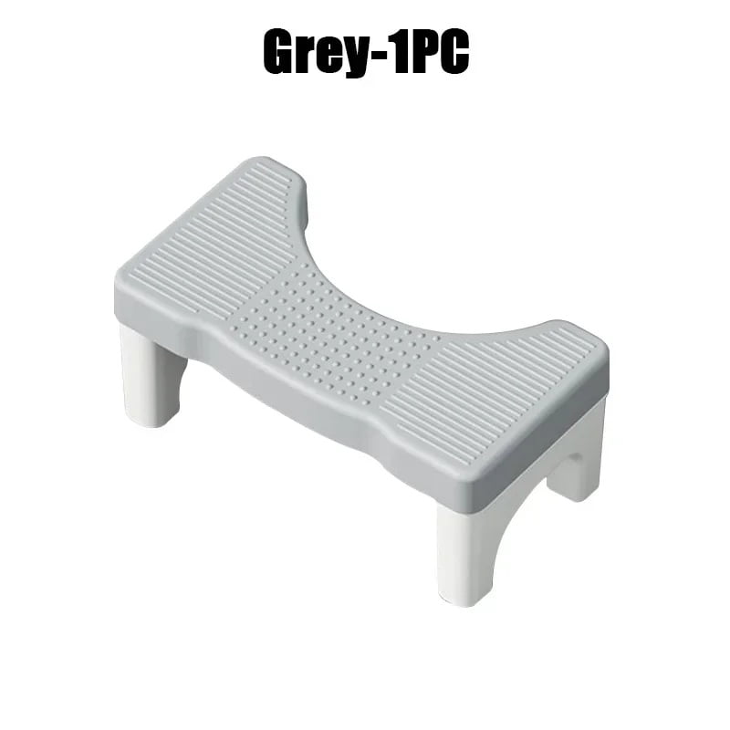 Toilet Stool for Bathroom, Squatty Potty Foot Stool for Adults Kids Pregnant Elderly, Non‑Slip Plastic Toilet Step Stool for Constipation Relief