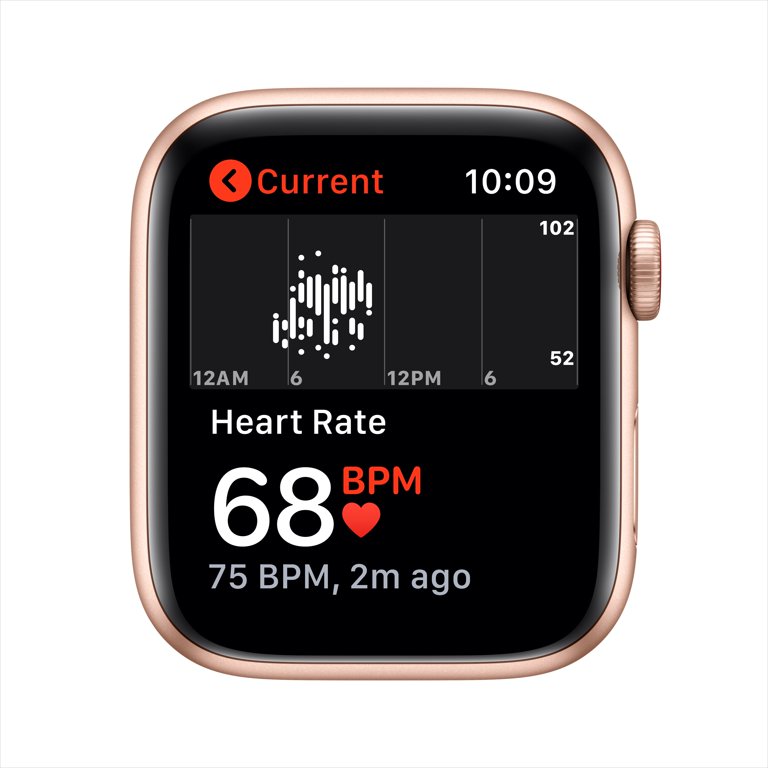 Apple Watch SE GPS + Cellular, 44mm Gold Aluminum Case with