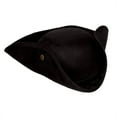 thumbnail image 1 of Morris Costumes UR30046 Tri Corner Hat with Gold Trim, One Size, 1 of 1