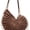 Brown, variant on Women Handwoven Fashion Conch Handbag Boho Pearl Crossbody Beach Bag
