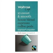 Waitrose House Blend Espresso Coffee Pods 10 per pack