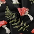 thumbnail image 2 of Coolnut Mushroom Round Tablecloth with Zipper Umbrella Hole, Waterproof Washable Polyester Fabric Table Cover for Outdoor Patio Garden Party, 60", 2 of 7