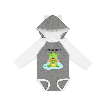 

Inktastic Crying Dragon Gift Baby Boy or Baby Girl Long Sleeve Bodysuit