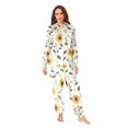thumbnail image 2 of FORMRS Onesies Pajama for Adults Unisex Hoodie Winter Jumpsuit One Piece Sleepwear, Sizes S-2XL, Sunflower Pattern, 2 of 7