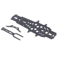 thumbnail image 3 of RC Car Chassis, Replacement RC Chassis Frame  For 1/10 RC Drift Cars Black,Silver, 3 of 8