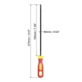 thumbnail image 2 of Uxcell Cuchilla de Afilado de Cadena de Motosierra, Paquete de 4, Afilador de Cadena Redondo de 5/32 Pulgadas (4.0 Mm), Rojo Amarillo, 2 of 6