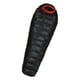 thumbnail image 3 of Saco de dormir térmico de plumón para camping, senderismo, mochilero, oficina, saco de dormir momia a presión 400g negro, 3 of 9