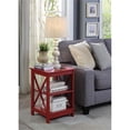 thumbnail image 1 of Convenience Concepts Oxford Table d'Appoint Carrée, Fini Bois Rouge, 1 of 3