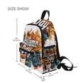 thumbnail image 3 of FORMRS School Backpack with Front Zippered Pocket 12" Elementary Student Travel Daypack, Autumn Day Pattern, 3 of 6