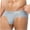 Gray, variant on Afuyipoi Men Triangle Underpants,Quick Dry Elastic Waist Lightweight Hipster Briefs Black M
