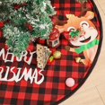thumbnail image 4 of RV Decoración de vestido de árbol de Navidad a cuadros, vestido de árbol de Navidad de alce viejo, delantal de media de vestido de árbol de Navidad, 4 of 5