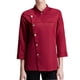 thumbnail image 5 of Chaqueta de chef unisex, uniforme de camarero, transpirable, para verano Rojo, 5 of 9