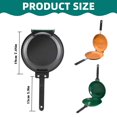 thumbnail image 3 of Double Pan The Maker – Ceramic Nonstick Copper Easy To Flip Pancake Griddle For Pancakes Omelette Maker Frittata Maker & More!, 3 of 9
