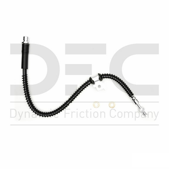 Rear Lower Left Dynamic Friction Company Brake Line Hose 350-11026 For 1997-2002 Land Rover Range Rover