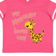 thumbnail image 4 of Inktastic My Meemaw Loves Me- Cute Giraffe Boys or Girls Toddler T-Shirt, 4 of 5