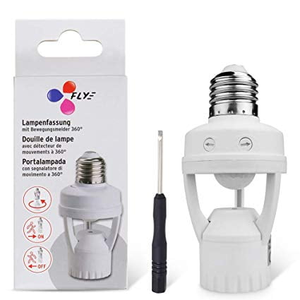 motion sensor light bulb adaptor