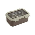 thumbnail image 2 of EGNMCR Lunch Box Compartment Lunch Box For Office Workers Temperature Lightweight Students With Rice Divider Stainless Steel Insulation Lunch Box Bento lunch boxes, 2 of 6