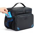 thumbnail image 4 of Bolsa Térmica para Almuerzo ZEEMO para Hombre y Mujer Capacidad 9L Negra, 4 of 6