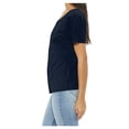 thumbnail image 3 of Yellow Rooster Women’s Short Sleeve Slouchy Female T-Shirts Midnight S, 3 of 6