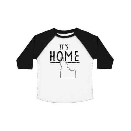 

Inktastic It s Home- State of Idaho Outline Distressed Text Gift Toddler Boy or Toddler Girl T-Shirt