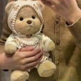 thumbnail image 3 of 30cm High Quality Handmade Bear Plush Toy Cosplay Change Dress Cloth Girl Hug Cuddly Plushie Doll for Girlfriend Christmas Gift 26s, 3 of 5