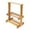 Bamboo, variant on Fishing Pole Holder Stand Bamboo Rack Vertical Organizer Space Saving Design for Anglers Garage Home Boat