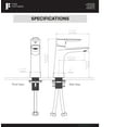 thumbnail image 5 of Fine Fixtures Round Single Hole Bathroom Faucet, Polished Chrome, 5 of 5