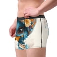 thumbnail image 3 of Rateoe Cute Sunflower Blue Duck Mens Boxer Briefs Poly Spandex Performance Boxer Briefs Underwear Hem Boxer Briefs - Small, 3 of 8
