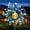 Blue, variant on Watimin 38*12*12 in LED Solar Garden Metal Lights Sun Decorative with Cracked Glass Globes and Blue String Stake Lights