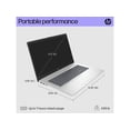 thumbnail image 7 of HP 17 Touchscreen Laptop, 17.3" FHD IPS Display, Intel Core i7-1355U Processor, 64GB RAM, 16TB SSD, Intel Iris Xe Graphics, Wi-Fi 6, Backlit Keyboard, Numeric Keypad, Windows 11 Pro, 7 of 7