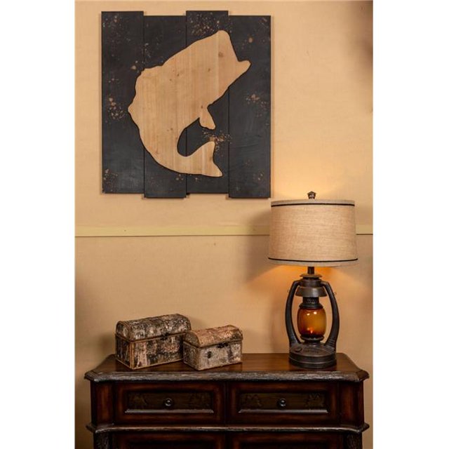 Vintage Direct WPBASS Basse Récupéré Décor Mural en Bois