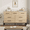 natural oak, variant on CABIHOME Modern 7 Dresser, 52" Wide Drawer Dresser with Freestanding Wooden Storage Chest for Bedroom Natural+Black