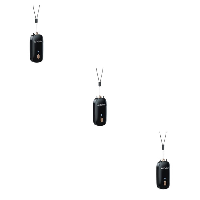 Bearachild Ambientador recargable electrónico portátil usable generador de iones negativos eliminación al aire libre removedor de smog negro Type1 NO1 Bearachild CBP214090