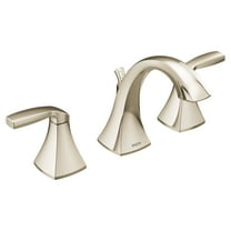 Moen T6905 Voss Double Handle Widespread Bathroom Faucet - Nickel