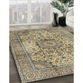 thumbnail image 2 of Ahgly Company Indoor Rectangle Traditional Brown Medallion Area Rugs, 3' x 5', 2 of 6