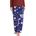 thumbnail image 2 of Pajama Pants for Women, Trendy Graphic Drawstring Lounge Pants with Pockets, Comfy Home Pjs Bottoms Novelty Sleepwear, 2 of 7