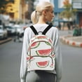 thumbnail image 7 of FORMRS Mini Backpack Purse for Women Travel Daypack Casual Shoulder Bag, Watermelon Pattern, 7 of 7
