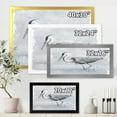 thumbnail image 4 of Designart 'Grey Heron Bird In Lake' Farmhouse Framed Art Print, 4 of 4