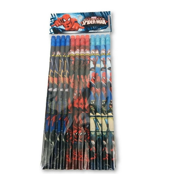 Disney Pencils Spider Man 12ct Wooden Ultimate Spiderman Multicolor