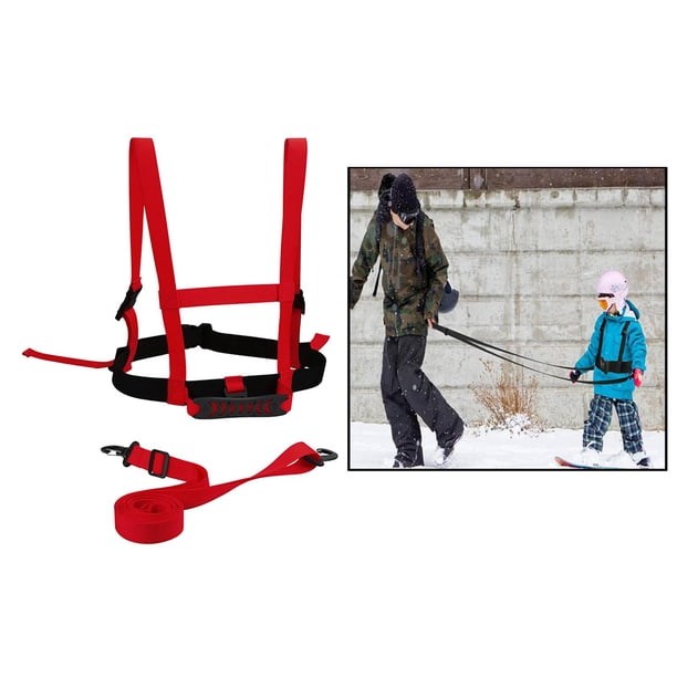 Mobestech Sangle de Fixation pour Snowboard et Roller Sangle de Cheville Réglable Compatible avec Boucles de Patins pour Usage Extérieur et Transport