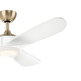 thumbnail image 5 of Kichler 310552CPZMWH Mylo 52" 3 Blade Indoor Led Ceiling Fan - Champagne Bronze / Matte, 5 of 7