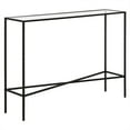 thumbnail image 5 of Evelyn&Zoe Henley 42" Wide Rectangular Console Table with Glass Top, Blackened Bronze, 5 of 5