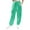 Light Green, variant on RUNQHUI Girls Boys Metallic Shiny Cargo Pants Kids Multi Pockets Joggers Holographic Hip Hop Jazz Dance Trousers Black 8