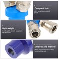 thumbnail image 4 of Miangastore Pneumatic Coupling Connector Iron Nickel Plating 2Pcs 2.8x2.8x1.2in, 4 of 8